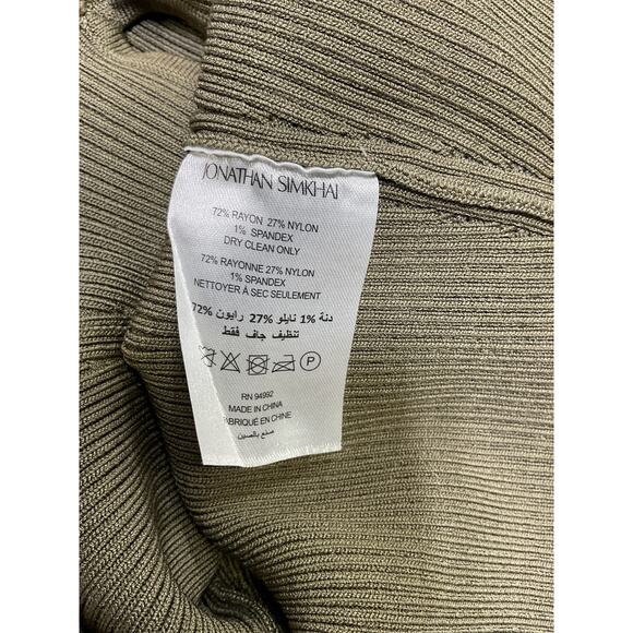 Simkhai 'Abia' Green Cropped Cap Sleeve Tee Size XS - Picture 5 of 5